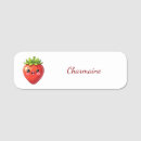 Search for strawberry name tags Cute