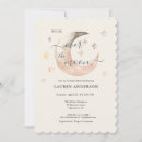 Search for celestial baby shower invitations Over the moon