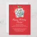 Search for disco christmas invitations Red