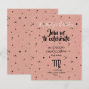 Search for virgo birthday invitations Celestial