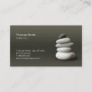 Search for balance business cards stones