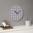 Search for quilt clocks Purple