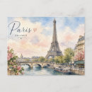 Search for paris postcards Watercolor
