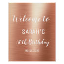 Search for 50th birthday welcome sign posters Elegant