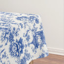 Search for chinoiserie tablecloths Blue and white