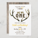 Search for the big one invitations Rustic