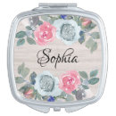 Search for floral compact mirrors Maid of honor