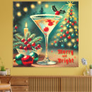 Search for christmas canvas prints Merry and bright