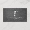 Search for golf instructor business cards Minimalist