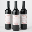 Search for baby shower wine labels Pink