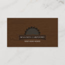 Search for saw blade business cards Carpenter