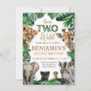 Search for safari birthday invitations Two wild 2nd