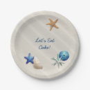 Search for beach baby shower plates Coral