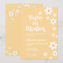 Search for yellow flower invitations Mother to be