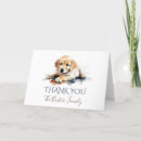Search for golden retriever thank you cards Pet