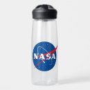 Search for clear water bottles Nasa merch
