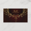 Search for red and gold business cards Elegant