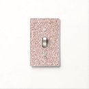 Search for blush pink light switch covers Glitter