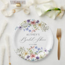 Search for rustic bridal shower plates Wildflowers