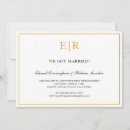 Search for classic wedding announcement cards Elegant