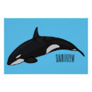 Search for black and white whale art Fish