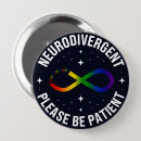 Search for neurodivergent buttons Rainbow infinity