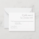 Search for cheap rsvp cards black and white