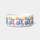 Search for nautical pet bowls Anchor