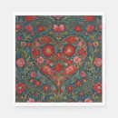 Search for valentine napkins Red