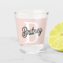 Search for monogram shot glasses Girly