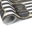 Search for black sparkly wrapping paper Happy birthday