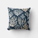 Search for coral and navy pillows Blue