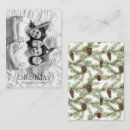 Search for black and white christmas cards Script typography