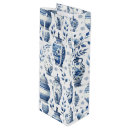 Search for wine gift bags Blue and white