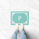 Search for teal doormats Monogrammed
