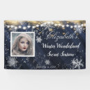 Search for winter wonderland banners Sweet sixteen