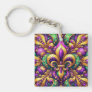 Search for fleur de lis keychains Mardi gras