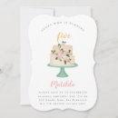 Search for cake cutting invitations Pink