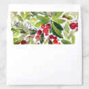 Search for christmas envelope liners Watercolor