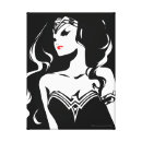 Search for woman silhouette canvas prints superhero