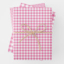 Search for fuchsia wrapping paper Gingham