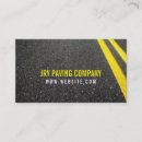 Search for paving business cards Road