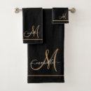 Search for black gold bath towels Script