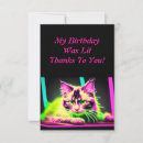 Search for neon thank you cards Cute