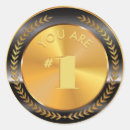 Search for number 1 stickers Gold