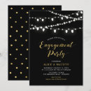 Search for black and gold rehearsal dinner invitations Stylish