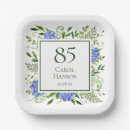 Search for 85th birthday plates Blue