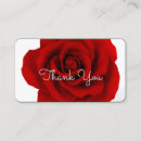 Search for thank you red business cards elegant