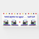 Search for train birthday banners Colorful