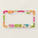 Search for vintage license plate frames Flowers